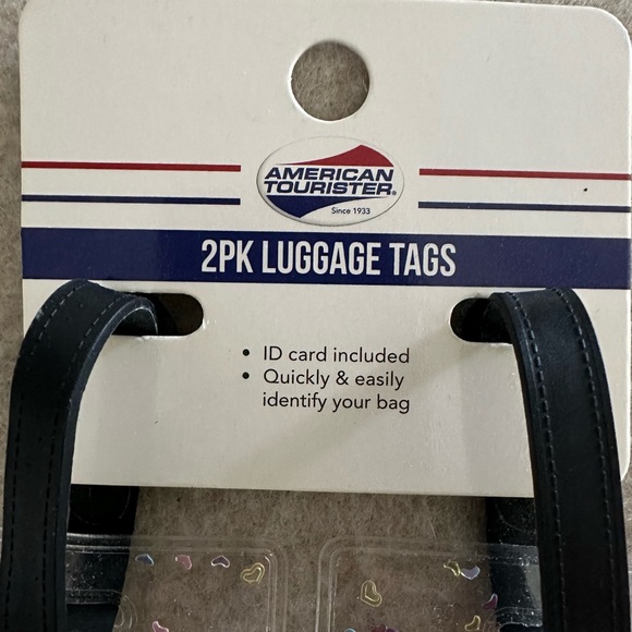 American Tourister “Je T’aime Paris” Glitter Liggage Tags - Picture 3 of 7